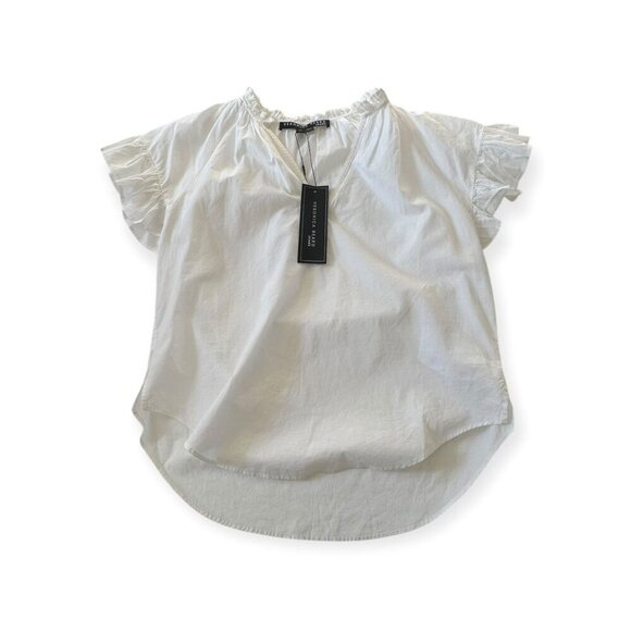 Veronica Beard White Milly Shirt, Size M, New with tag - Picture 7 of 14